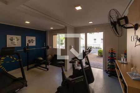 Área comum - Academia de apartamento para alugar com 1 quarto, 31m² em Ferreira, São Paulo