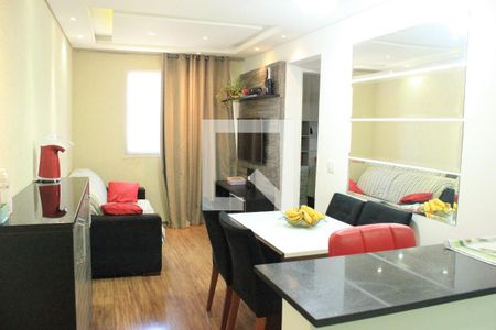 Sala de apartamento para alugar com 2 quartos, 47m² em Morros, Guarulhos