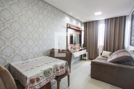 Sala de apartamento para alugar com 2 quartos, 53m² em Aclimação, Uberlândia