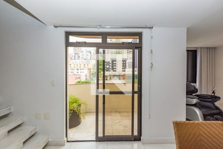 Varanda da Sala de apartamento à venda com 4 quartos, 340m² em Gutierrez, Belo Horizonte