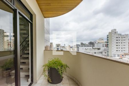 Varanda da Sala de apartamento à venda com 4 quartos, 340m² em Gutierrez, Belo Horizonte