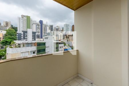 Varanda da Sala de apartamento à venda com 4 quartos, 340m² em Gutierrez, Belo Horizonte