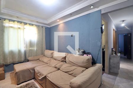 Sala de apartamento à venda com 2 quartos, 55m² em Vila Alto de Santo Andre, Santo André