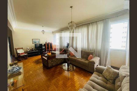 Sala de apartamento à venda com 4 quartos, 185m² em Centro, Belo Horizonte
