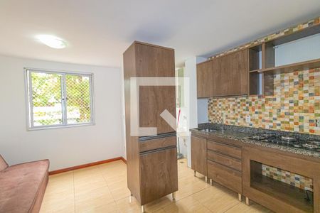 Sala/Cozinha de apartamento para alugar com 2 quartos, 41m² em Marechal Rondon, Canoas