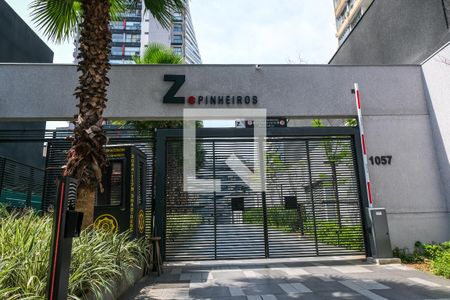 Apartamento para alugar com 50m², 1 quarto e 1 vagaFachada e portaria