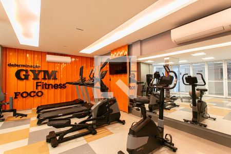 Área comum - Academia de apartamento para alugar com 1 quarto, 51m² em Tatuapé, São Paulo