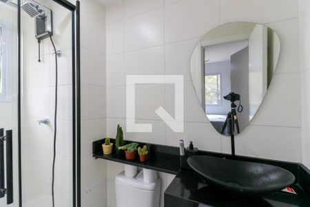 Banheiro da Suíte de apartamento para alugar com 1 quarto, 25m² em Jardim Mirante, São Paulo