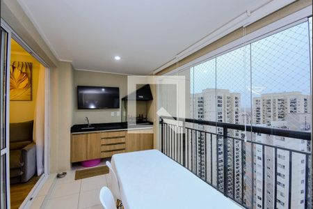 Varanda Gourmet de apartamento para alugar com 3 quartos, 86m² em Jardim Flor da Montanha, Guarulhos