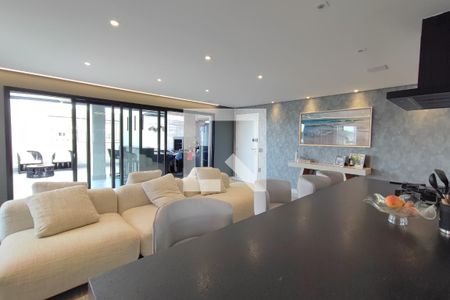 Sala de Estar e Jantar de apartamento para alugar com 3 quartos, 208m² em Swiss Park, Campinas