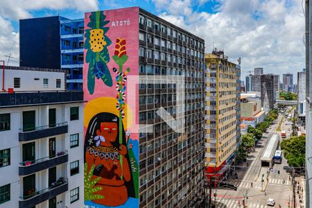 Vista varanda da sala de apartamento para alugar com 2 quartos, 80m² em Boa Vista, Recife