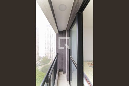 Varanda da Sala de apartamento para alugar com 1 quarto, 26m² em Jardim Panorama, São Paulo