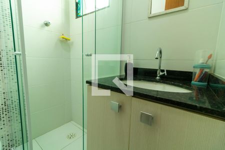 Casa de condomínio à venda com 79m², 2 quartos e 2 vagasBanheiro da Suíte 1