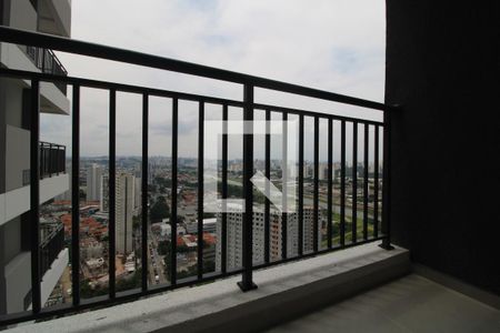 Sacada de apartamento à venda com 1 quarto, 28m² em Veleiros, São Paulo