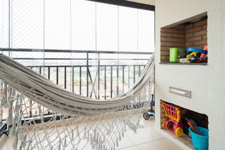 Sacada  de apartamento à venda com 3 quartos, 71m² em Vila Goncalves, São Bernardo do Campo