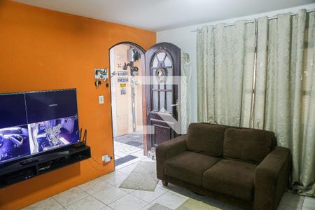 Sala  de casa à venda com 2 quartos, 125m² em Vila Camilópolis, Santo André