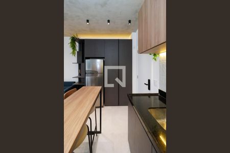 Cozinha de kitnet/studio à venda com 1 quarto, 34m² em Vila Olímpia, São Paulo