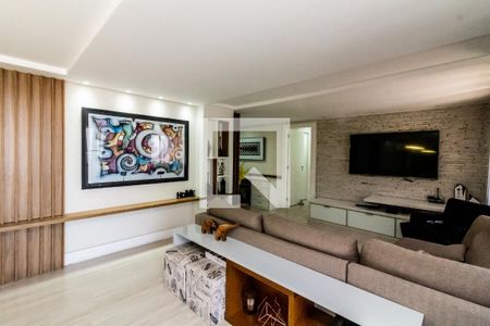 Sala de apartamento para alugar com 3 quartos, 136m² em Jardim Olympia, São Paulo