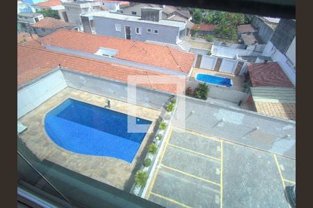 Varanda gourmet com vista para piscina de apartamento à venda com 3 quartos, 76m² em Vila Galvão, Guarulhos
