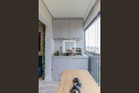 Varanda  de apartamento à venda com 1 quarto, 40m² em Paraíso, São Paulo