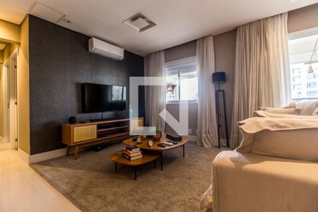 Sala de TV de apartamento à venda com 2 quartos, 110m² em Alphaville, Santana de Parnaíba