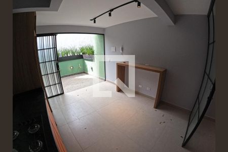 Sala/Cozinha de casa de condomínio para alugar com 1 quarto, 43m² em Perdizes, São Paulo