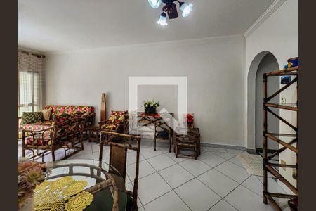 Sala de apartamento para alugar com 3 quartos, 96m² em Jardim Tres Marias, Guarujá