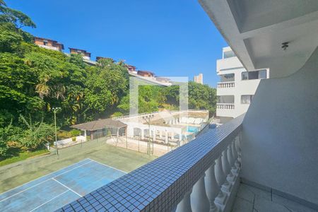 Varanda da Sala de apartamento para alugar com 3 quartos, 96m² em Jardim Tres Marias, Guarujá