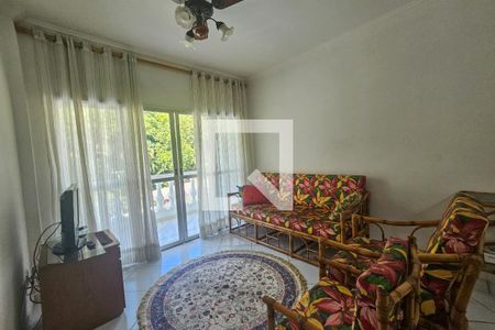 Sala de apartamento para alugar com 3 quartos, 96m² em Jardim Tres Marias, Guarujá