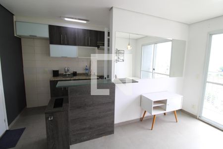 Sala/Cozinha de apartamento para alugar com 2 quartos, 122m² em Vila Andrade, São Paulo