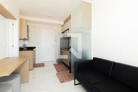 Sala e Cozinha de apartamento para alugar com 1 quarto, 29m² em Parque Vitória, São Paulo