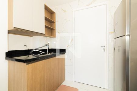 Sala e Cozinha de apartamento para alugar com 1 quarto, 29m² em Parque Vitória, São Paulo