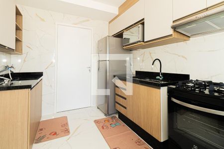 Sala e Cozinha de apartamento para alugar com 1 quarto, 29m² em Parque Vitória, São Paulo