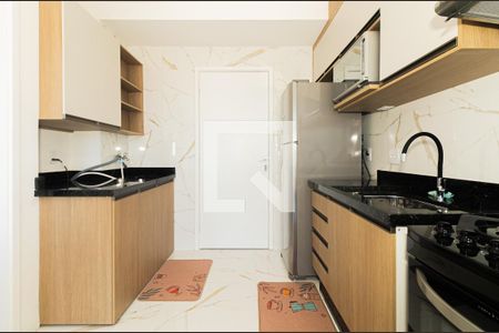 Sala e Cozinha de apartamento para alugar com 1 quarto, 29m² em Parque Vitória, São Paulo
