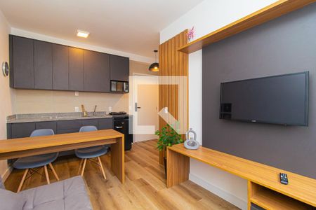Sala de kitnet/studio para alugar com 1 quarto, 28m² em Bela Vista, São Paulo