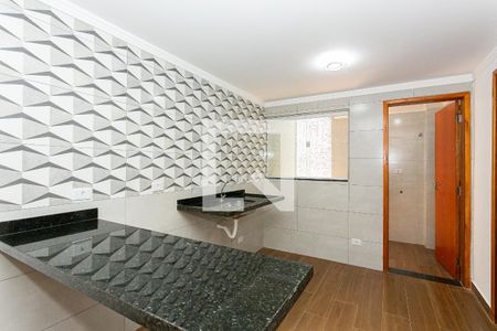 Cozinha de apartamento à venda com 2 quartos, 45m² em Vila Antonina, São Paulo