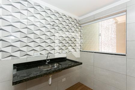Cozinha de apartamento à venda com 2 quartos, 45m² em Vila Antonina, São Paulo