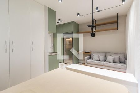 Quarto e Sala de apartamento para alugar com 1 quarto, 28m² em Santana, São Paulo