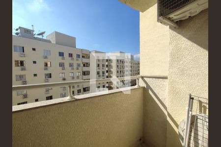 Varanda de apartamento à venda com 3 quartos, 74m² em Taquara, Rio de Janeiro