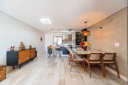 Sala de apartamento à venda com 3 quartos, 90m² em Vila Assunção, Santo André