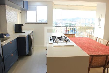 Sala/Cozinha de apartamento à venda com 1 quarto, 59m² em Jardim Bom Clima, Guarulhos