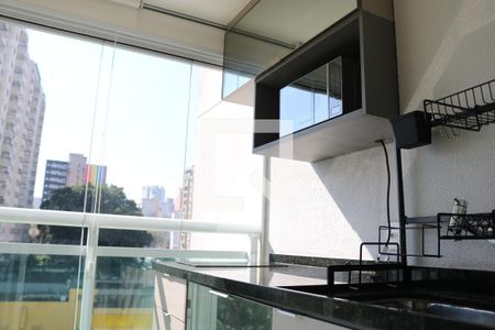 Cozinha de apartamento para alugar com 1 quarto, 36m² em Barra Funda, São Paulo