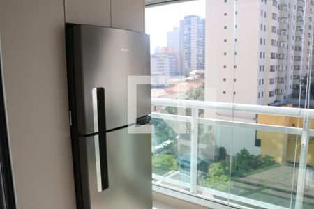 Cozinha de apartamento para alugar com 1 quarto, 33m² em Barra Funda, São Paulo