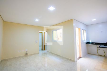 Sala de apartamento para alugar com 2 quartos, 57m² em Jardim do Estádio, Santo André