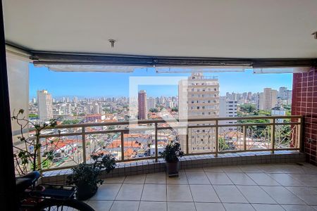 Varanda da Sala de apartamento à venda com 5 quartos, 165m² em Vila Deodoro, São Paulo