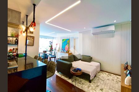 Sala  de apartamento à venda com 3 quartos, 105m² em Lagoa, Rio de Janeiro