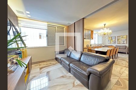 Sala 2 de apartamento para alugar com 3 quartos, 180m² em Lourdes, Belo Horizonte