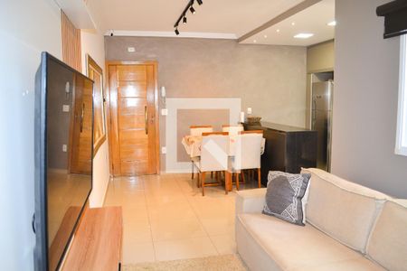 Sala de apartamento para alugar com 1 quarto, 60m² em Santa Maria, São Caetano do Sul