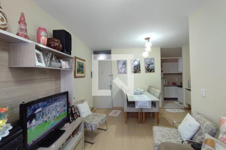 Sala de Jantar e Estar de apartamento à venda com 2 quartos, 59m² em Jardim Santa Eudoxia, Campinas