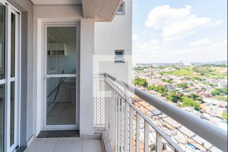 Varanda da Sala de apartamento para alugar com 2 quartos, 50m² em Vila Pires, Santo André